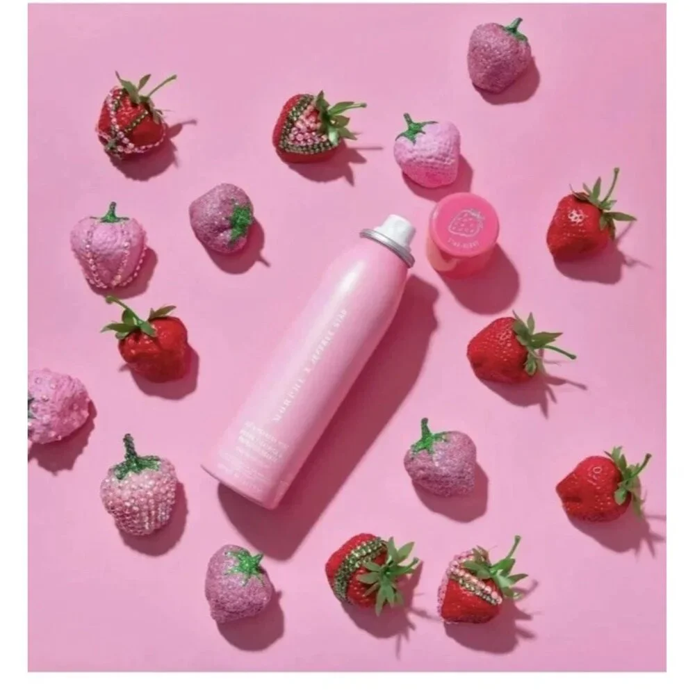 Morphe X Jeffree Star Set & Refresh Mist STAR-BERRY Scent 2.8 oz NEW Strawberry